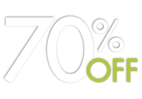 70% OFF Sale