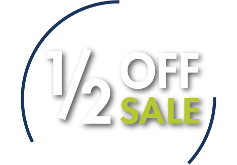 1/2 OFF Sale